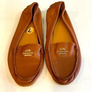 Coach brown loafers 👞 size 7